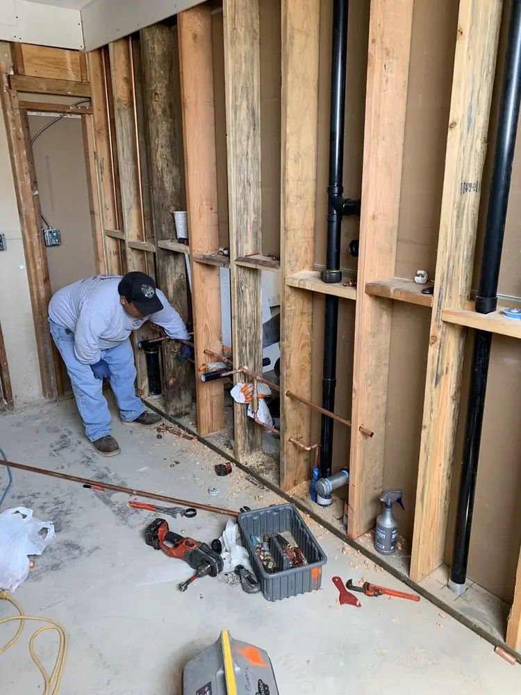 Commercial rough-in plumbing for Commercial Plumbing in Rossmoor